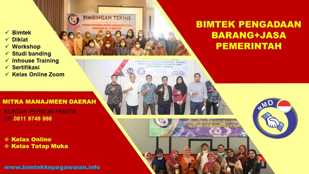 BIMTEK PENGADAAN BARANG+JASA PEMERINTAH