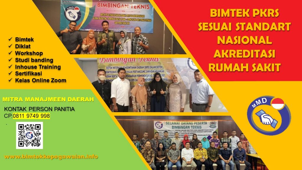 BIMTEK PKRS Sesuai Standart Nasional Akreditasi Rumah Sakit