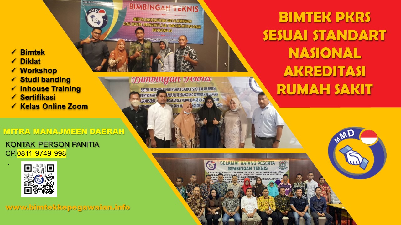 BIMTEK PKRS Sesuai Standart Nasional Akreditasi Rumah Sakit