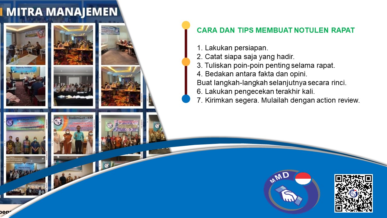 Bimtek Teknik Penyusunan Notulen Rapat 