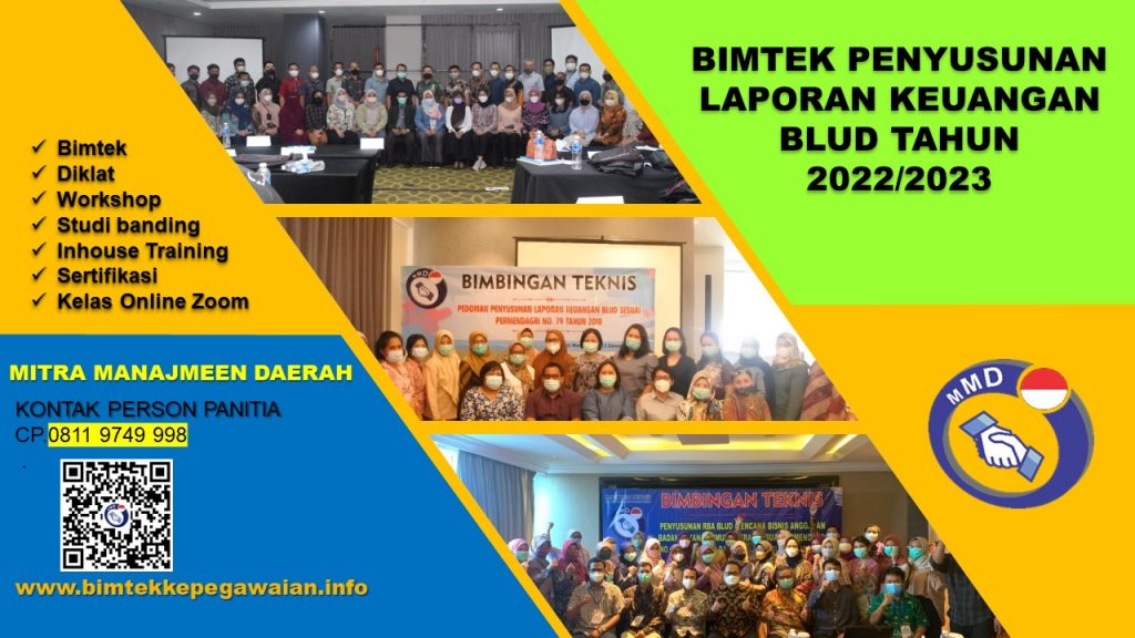 BIMTEK PENYUSUNAN LAPORAN KEUANGAN BLUD TAHUN 2022/2023