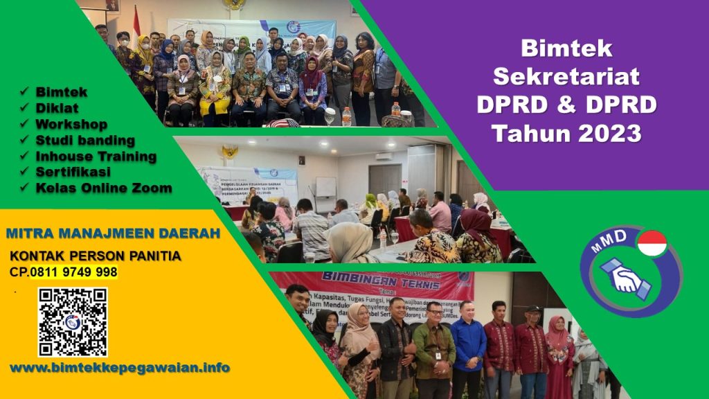 Info Bimtek Sekretariat DPRD & DPRD Tahun 2023