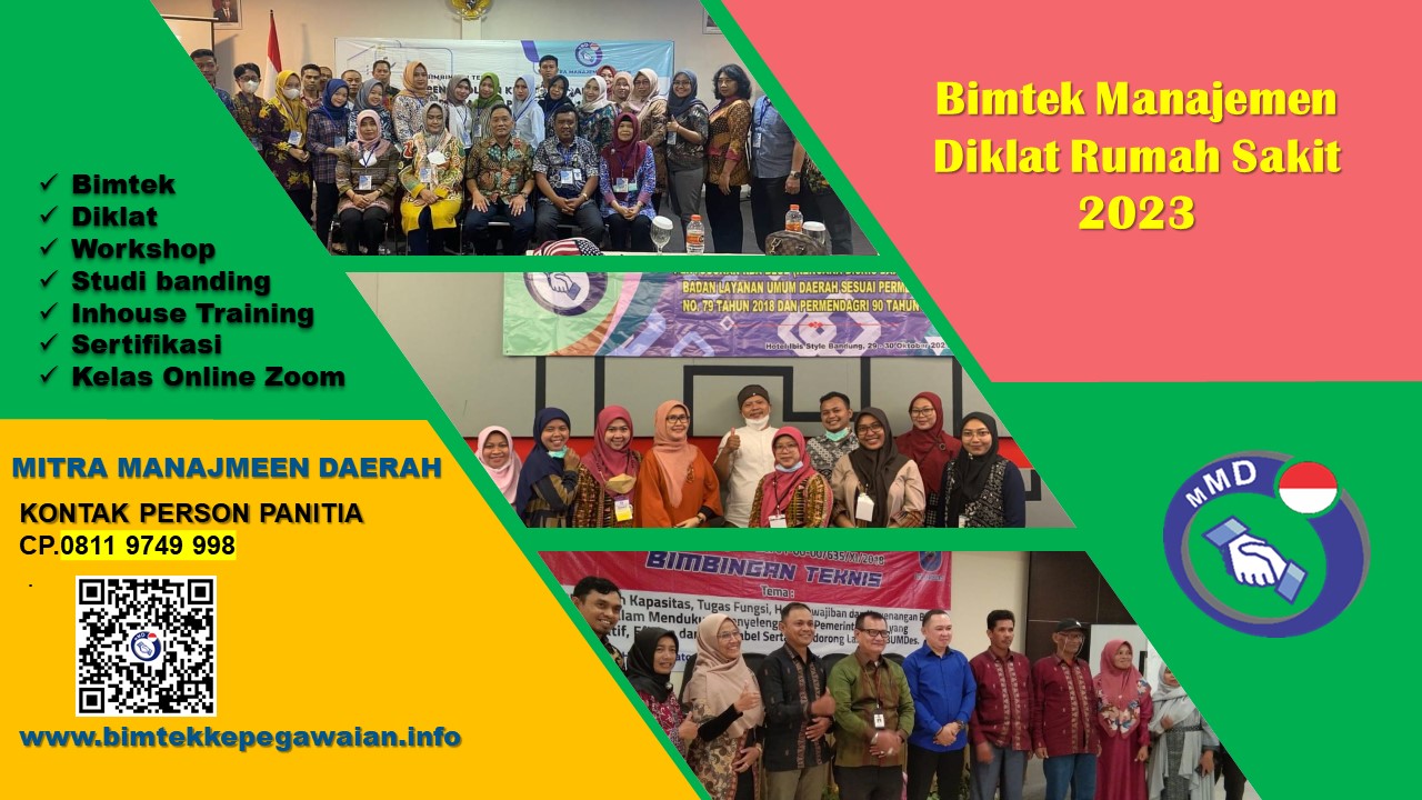 Info Bimtek Manajemen Diklat Rumah Sakit 2023