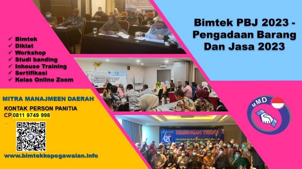Bimtek PBJ 2023 -Pengadaan Barang Dan Jasa 2023