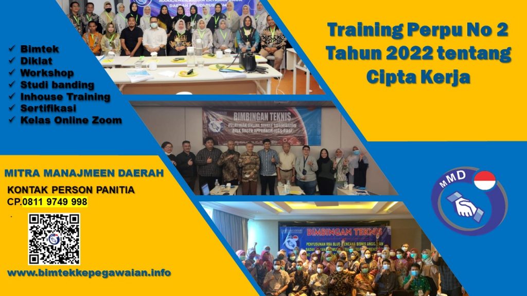 Training Perpu No 2 Tahun 2022 tentang Cipta Kerja