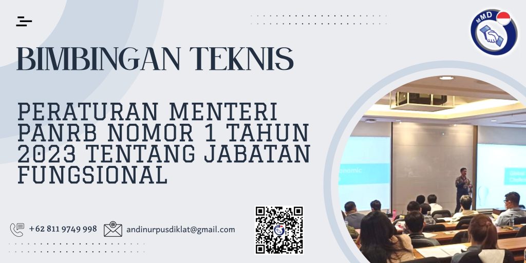 Info Bimtek Permenpan Nomor 1 Tahun 2023 Tentang Jabatan Fungsional PNS /ASN Dengan Hormat 