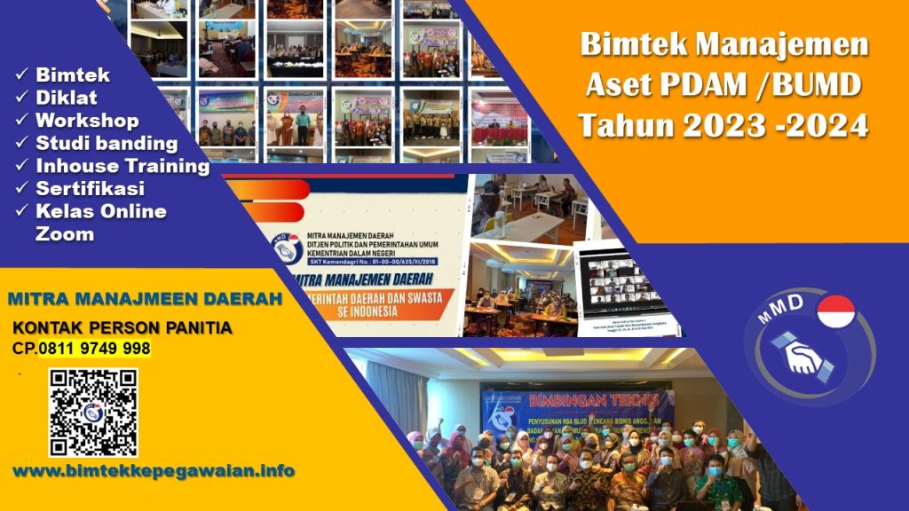 Info Bimtek Manajemen Aset PDAM /BUMD Tahun 2023 -2024