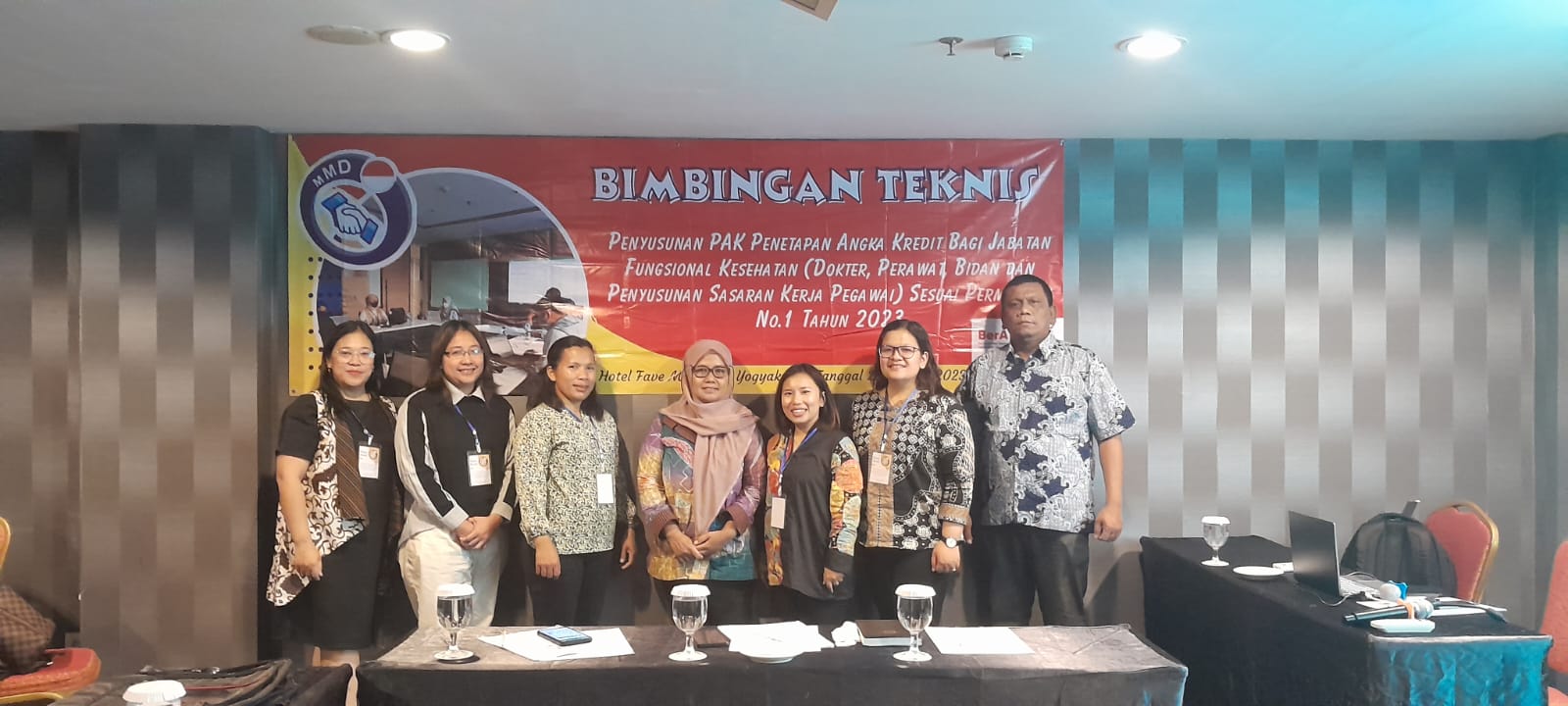 Bimtek Penyusunan PAK Penetapan Angka Kredit Bagi Jabatan Fungsional Kesehatan 2023 /2024
