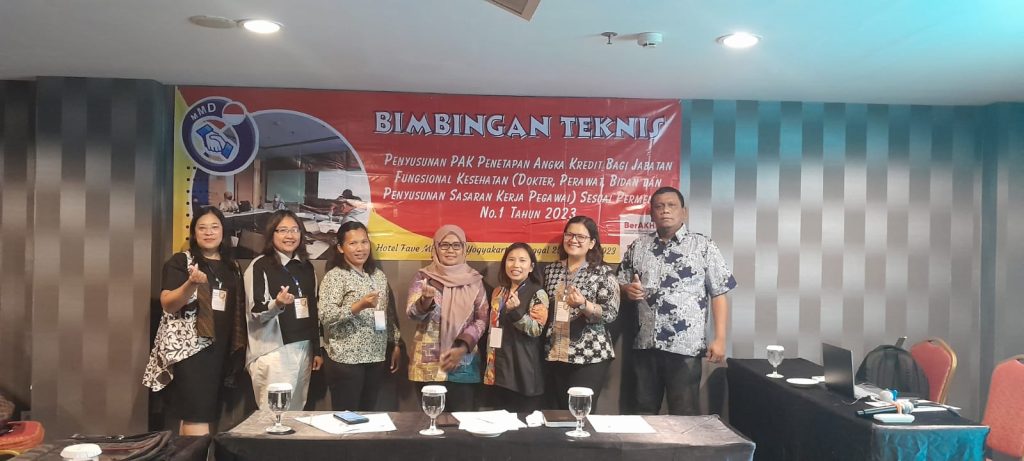 Bimtek Penyusunan PAK Penetapan Angka Kredit Bagi Jabatan Fungsional Kesehatan 2023 /2024
