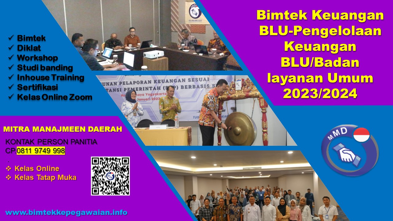 Bimtek Keuangan BLU-Pengelolaan Keuangan BLU/Badan layanan Umum 2023/2024