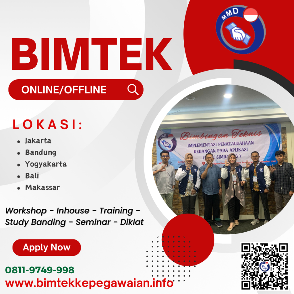 Bimtek Teknis Penyusunan Laporan Pertanggungjawaban Bendahara Pengeluaran Jadwal Tahun 2024