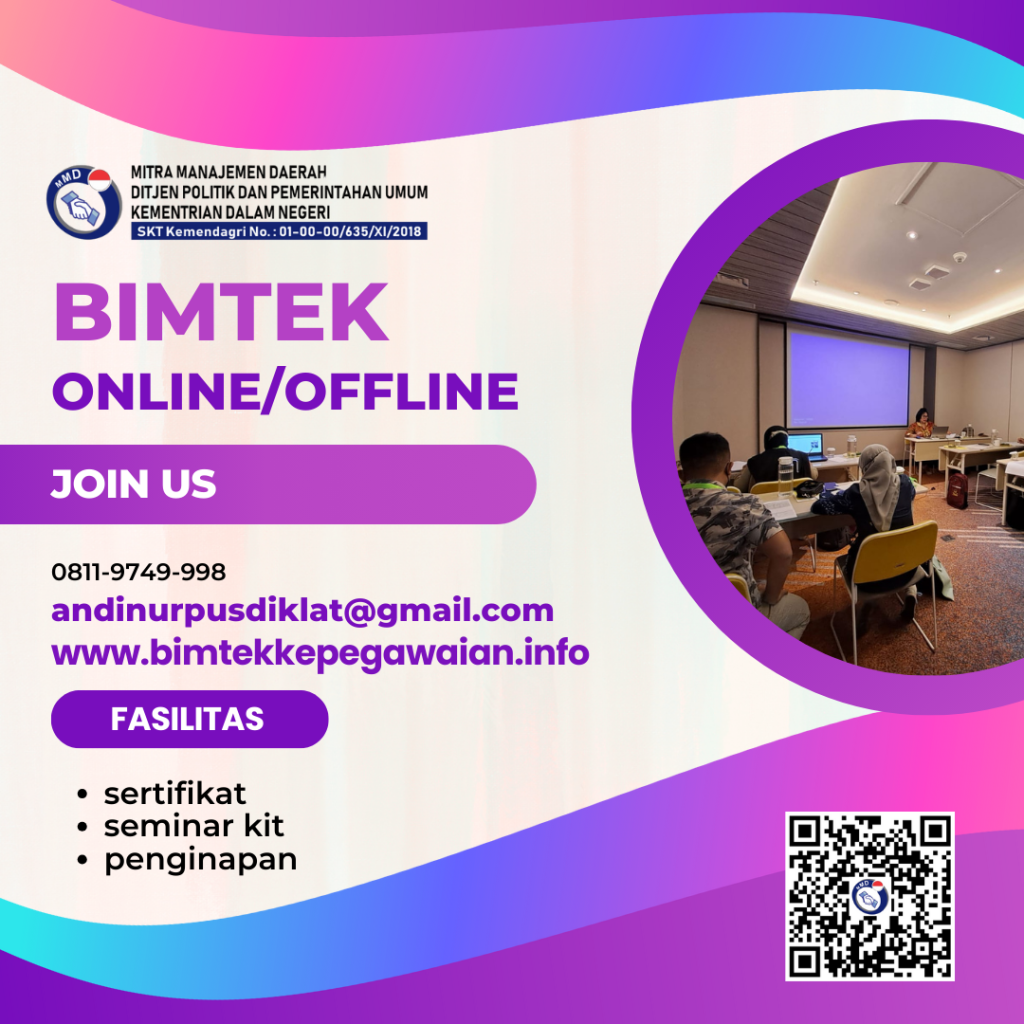 Bimtek Teknis Pengelolaan Kepegawaian Berbasis Sistem Merit Berdasarkan UU No.20 Tahun 2023 Tentang ASN 2024