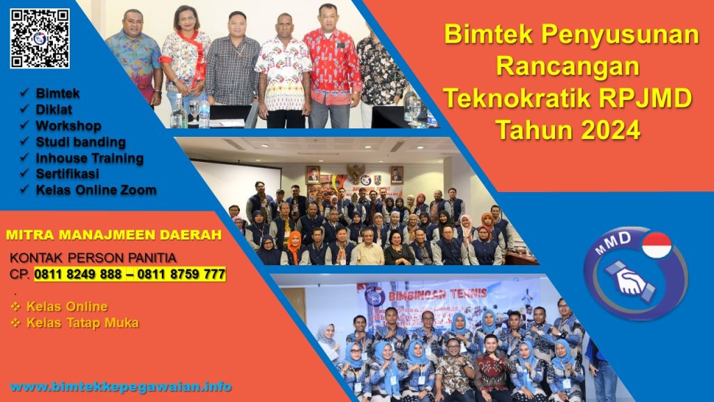 Info Bimtek Penyusunan Rancangan Teknokratik RPJMD Tahun 2024