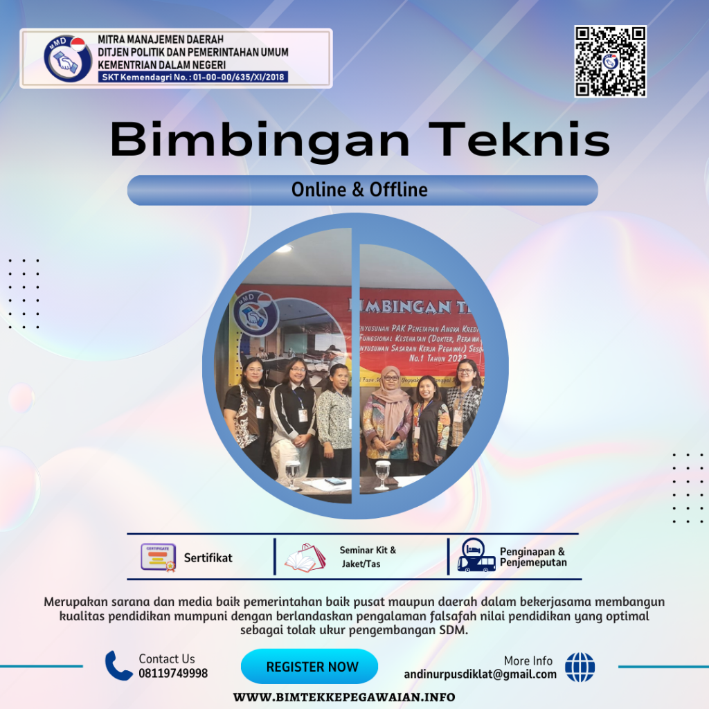 Info Bimtek Pengelolaan Potensi Pajak Daerah & Retribusi Daerah 2024-2025