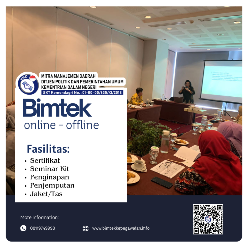 BIMTEK MANAJEMEN MENGELOLA KONTRAK PENGADAAN BARANG/JASA PEMERINTAH (PBJP) 2024-2025