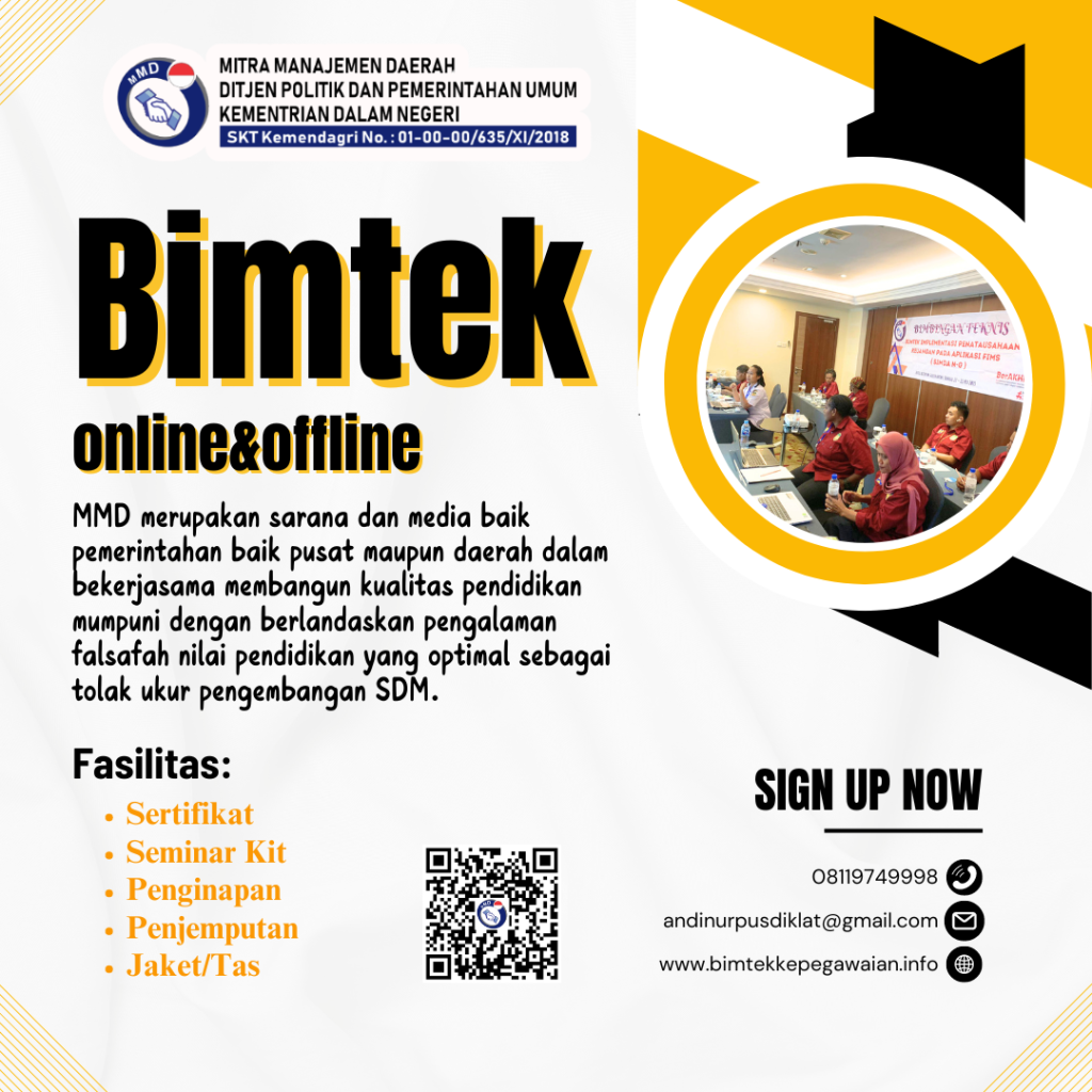 INFO BIMTEK PENYUSUNAN SASARAN KINERJA PEGAWAI (SKP) BAGI DOSEN DAN TENAGA KEPENDIDIKAN/TENDIK 2024-2025 