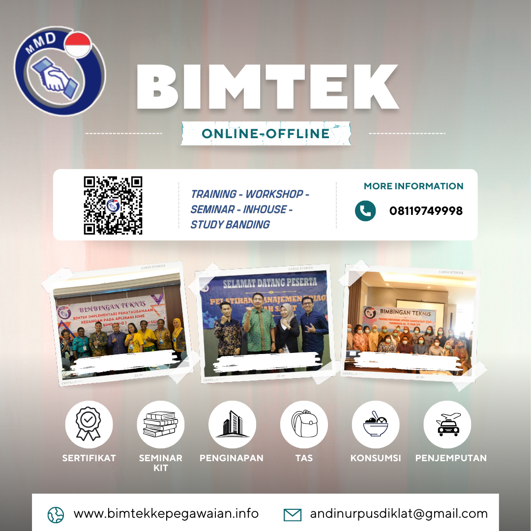 BIMTEK PROBIS PENYUSUNAN PETA PROSES BISNIS INSTANSI PEMERINTAH 2024-2025