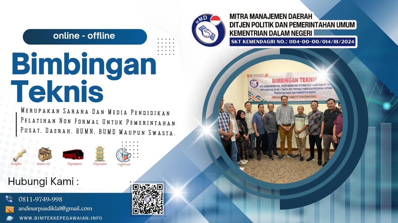 Bimtek Perpajakan Bendahara Instansi Pemerintah 2025