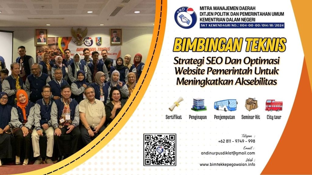 Bimtek Strategi SEO Dan Optimasi Website Pemerintah Untuk Meningkatkan Aksesibilitas 2025