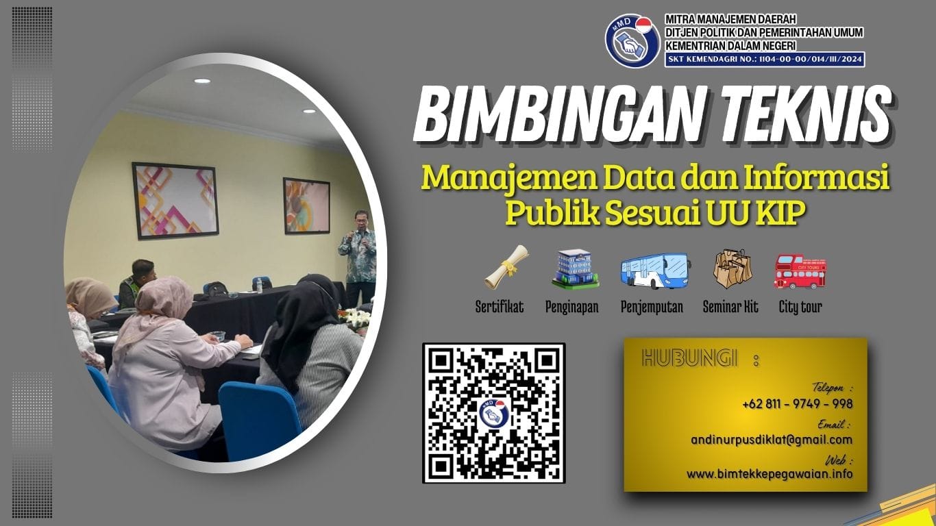Bimtek Manajemen Data dan Informasi Publik Sesuai UU KIP 2025