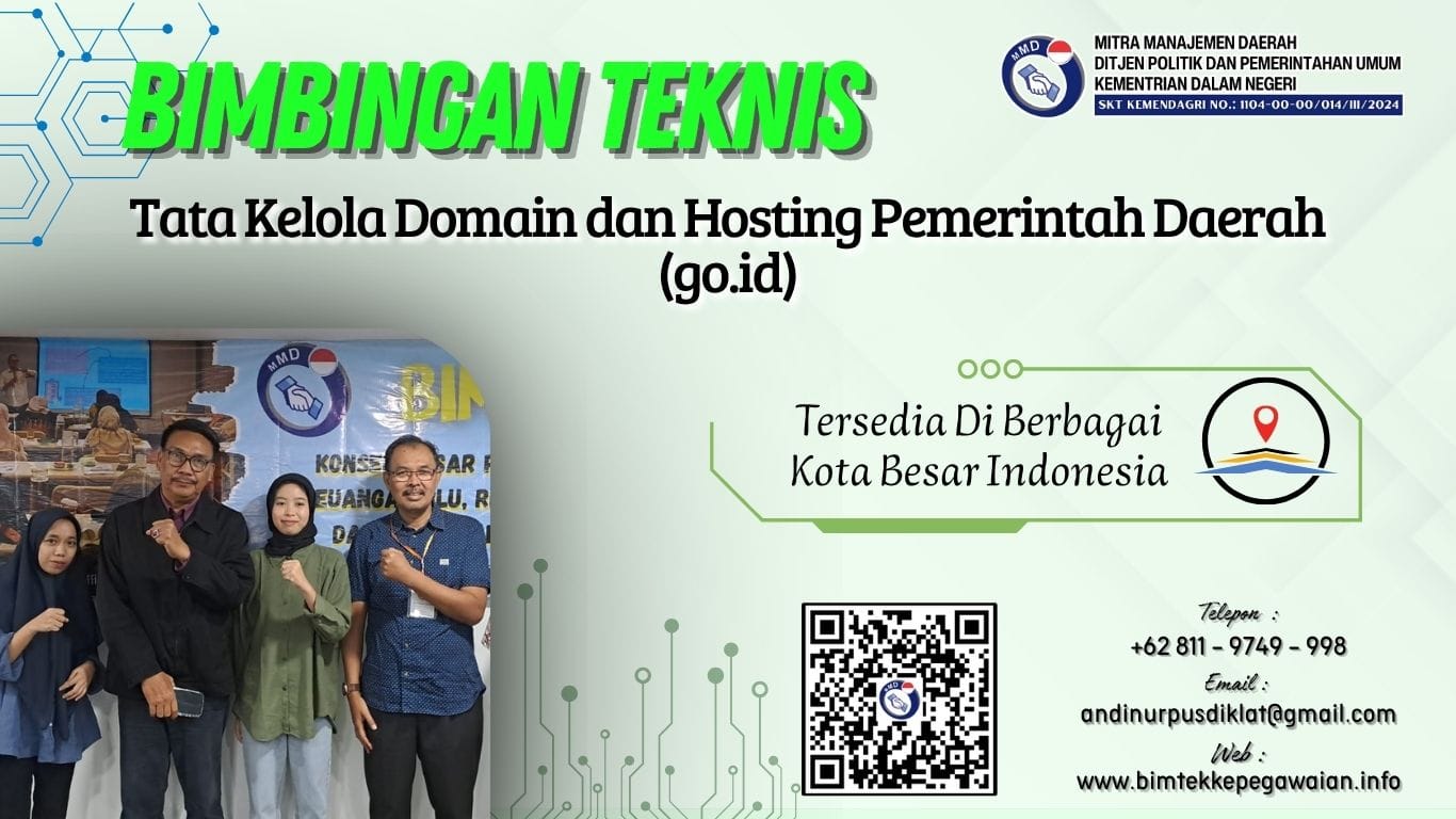 Bimtek Tata Kelola Domain dan Hosting Pemerintah Daerah (go.id) 2025