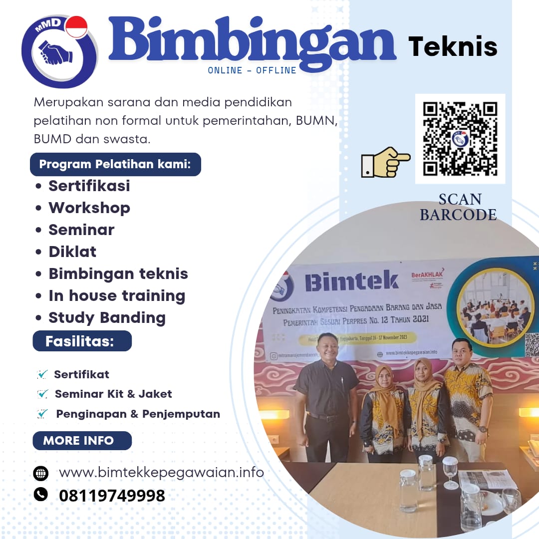 Bimtek Teknik & Metode Penyusunan RAB dan HPS Pengadaan Barang Dan Jasa Perpres No.46 Tahun 2025