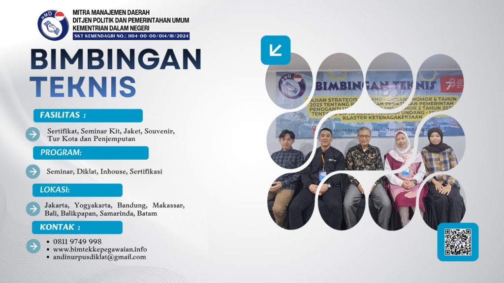 Bimtek Kompetensi Bendahara Pemerintah untuk Meningkatkan Akuntabilitas dan Tata Kelola Keuangan Daerah 2026 - 2027