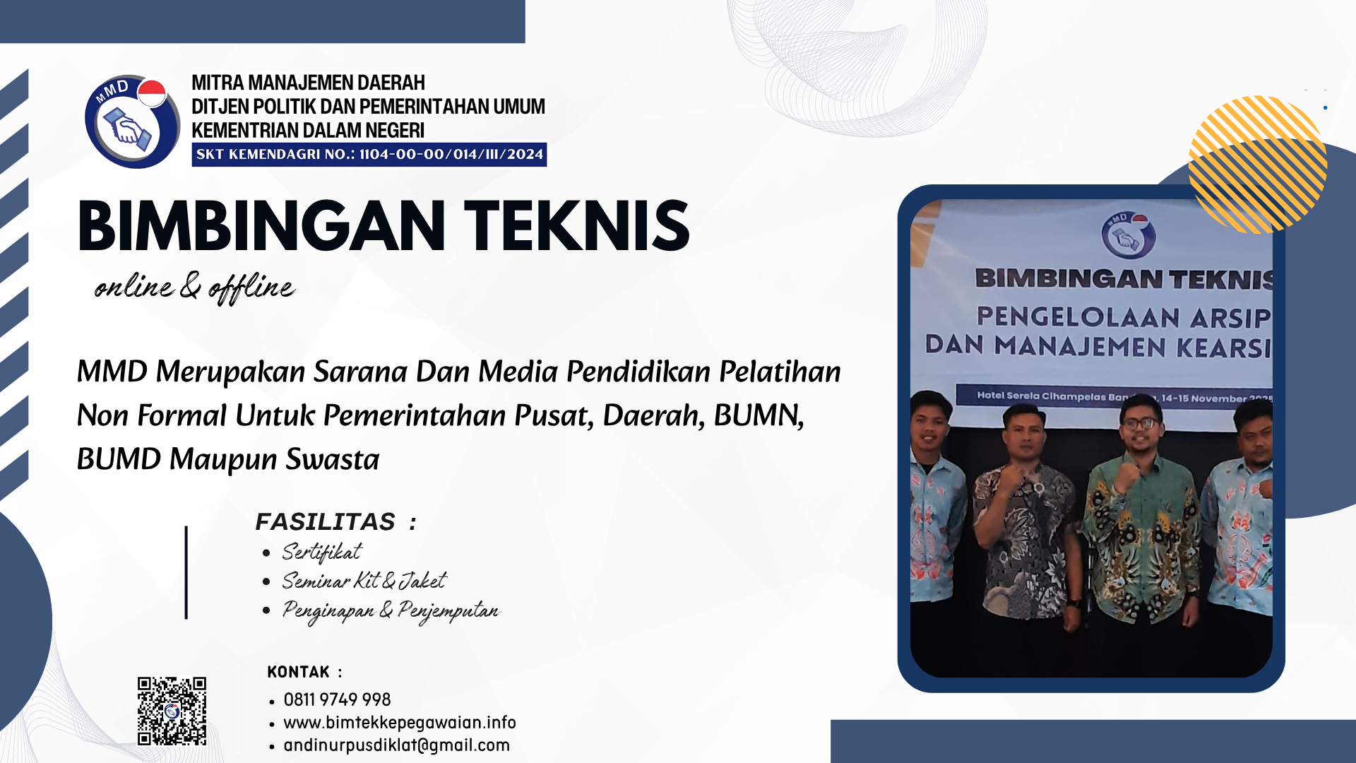 Bimtek Pengelolaan Website Pemerintah dan Implementasi Artificial Intelligence (AI) bagi ASN 2026 - 2027